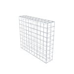 Gabione 100 cm x 90 cm x 20 cm (L x H x T), Maschenweite 10 x 10 cm, Spiralring