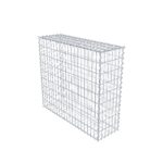 Gabione 100 cm x 90 cm x 30 cm (L x H x T), Maschenweite 5 cm x 10 cm, Spirale