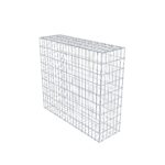 Gabione 100 cm x 90 cm x 30 cm (L x H x T), Maschenweite 5 x 10 cm, Spiralring