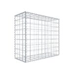 Gabione 100 cm x 90 cm x 40 cm (L x H x T), Maschenweite 10 cm x 10 cm, Spirale