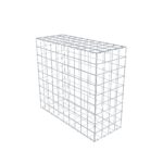Gabione 100 cm x 90 cm x 40 cm (L x H x T), Maschenweite 10 x 10 cm, Spiralring