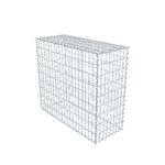 Gabione 100 cm x 90 cm x 40 cm (L x H x T), Maschenweite 5 cm x 10 cm, Spirale