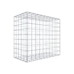 Gabione 100 cm x 90 cm x 50 cm (L x H x T), Maschenweite 10 cm x 10 cm, C-Ring
