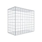 Gabione 100 cm x 90 cm x 50 cm (L x H x T), Maschenweite 10 cm x 10 cm, Spirale