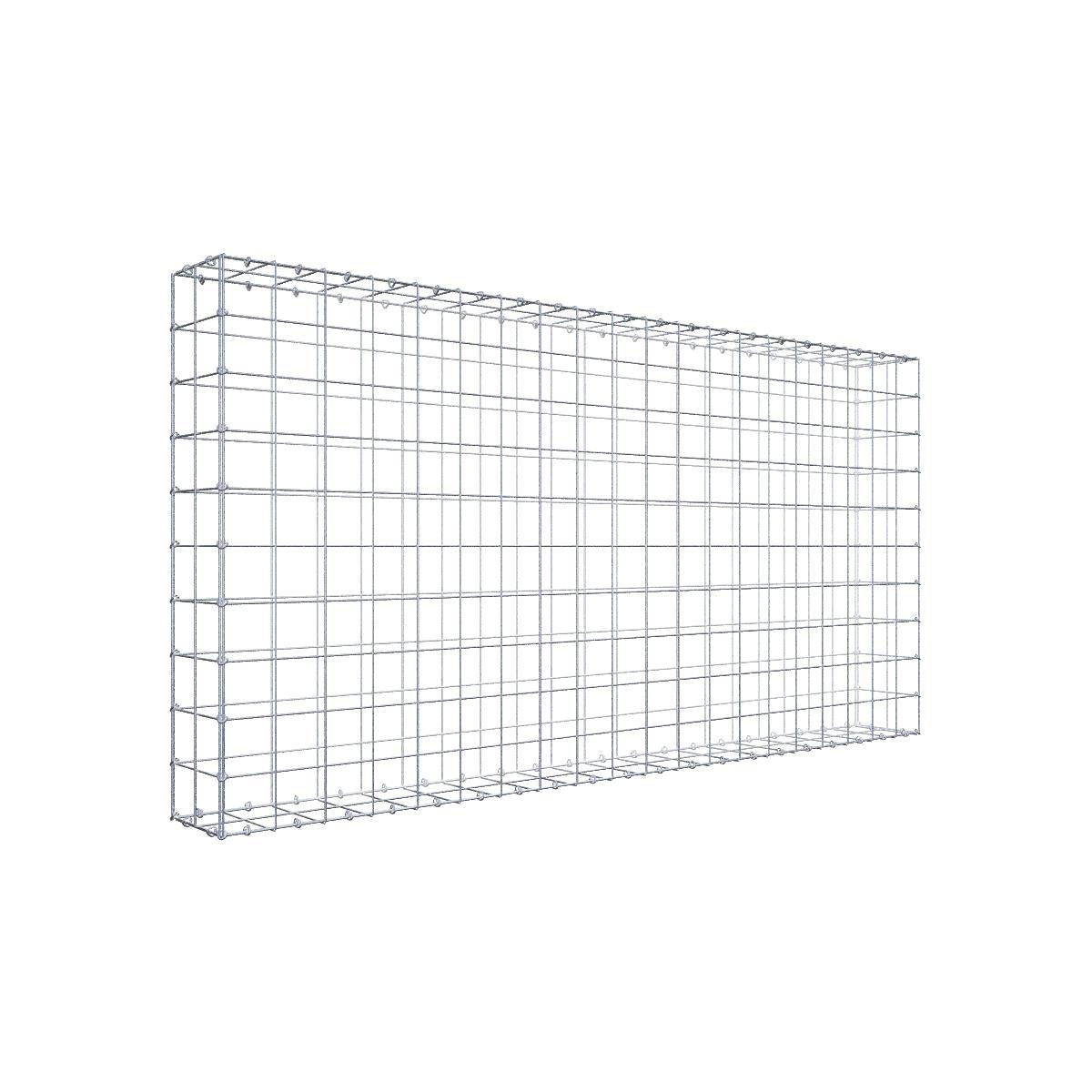 Gabione 200 cm x 100 cm x 20 cm (L x H x T), Maschenweite 10 cm x 10 cm, C-Ring