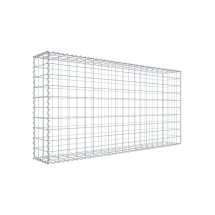 Gabione 200 cm x 100 cm x 30 cm (L x H x T), Maschenweite 10 cm x 10 cm, Spirale