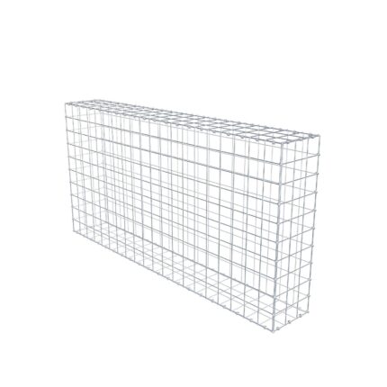 Gabione 200 cm x 100 cm x 30 cm (L x H x T), Maschenweite 10 x 10 cm, Spiralring