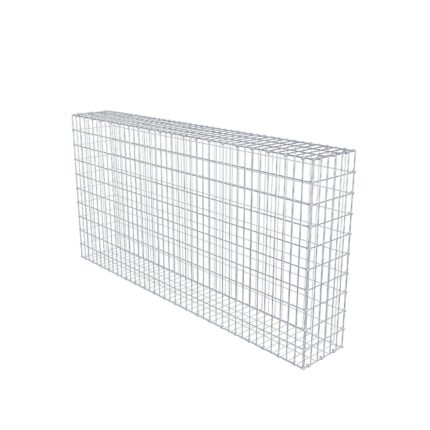 Gabione 200 cm x 100 cm x 30 cm (L x H x T), Maschenweite 5 x 10 cm, Spiralring