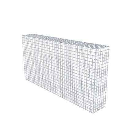 Gabione 200 cm x 100 cm x 30 cm (L x H x T), Maschenweite 5 x 5 cm, Spiralring