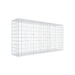 Gabione 200 cm x 100 cm x 40 cm (L x H x T), Maschenweite 10 cm x 10 cm, C-Ring