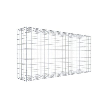 Gabione 200 cm x 100 cm x 40 cm (L x H x T), Maschenweite 10 cm x 10 cm, C-Ring