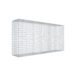 Gabione 200 cm x 100 cm x 40 cm (L x H x T), Maschenweite 5 cm x 5 cm, C-Ring