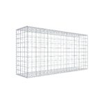 Gabione 200 cm x 100 cm x 50 cm (L x H x T), Maschenweite 10 cm x 10 cm, Spirale