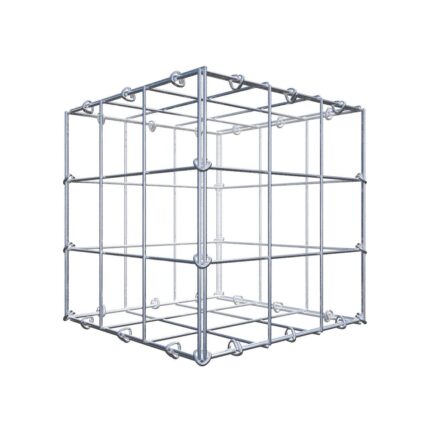 Gabione 30 cm x 30 cm x 30 cm (L x H x T), Maschenweite 10 cm x 10 cm, C-Ring