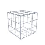 Gabione 30 cm x 30 cm x 30 cm (L x H x T), Maschenweite 10 x 10 cm, Spiralring