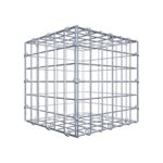 Gabione 30 cm x 30 cm x 30 cm (L x H x T), Maschenweite 5 cm x 5 cm, C-Ring