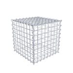 Gabione 40 cm x 40 cm x 40 cm (L x H x T), Maschenweite 5 cm x 5 cm, Spirale