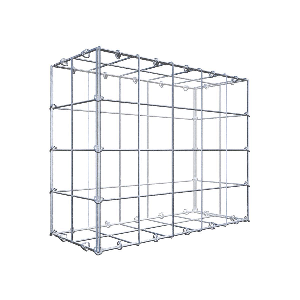 Gabione 50 cm x 40 cm x 20 cm (L x H x T), Maschenweite 10 cm x 10 cm, C-Ring