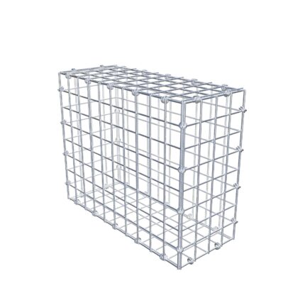 Gabione 50 cm x 40 cm x 20 cm (L x H x T), Maschenweite 5 x 5 cm, Spiralring