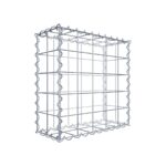 Gabione 50 cm x 50 cm x 20 cm (L x H x T), Maschenweite 10 cm x 10 cm, Spirale
