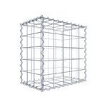 Gabione 50 cm x 50 cm x 30 cm (L x H x T), Maschenweite 10 cm x 10 cm, Spirale