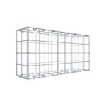 Gabione 80 cm x 40 cm x 20 cm (L x H x T), Maschenweite 10 cm x 10 cm, C-Ring
