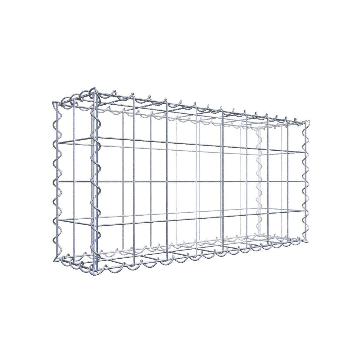 Gabione 80 cm x 40 cm x 20 cm (L x H x T) Gabione 80 cm x 40 cm x 20 cm (L x H x T), Maschenweite 10 cm x 10 cm, Spirale - Image 1