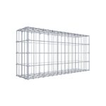 Gabione 80 cm x 40 cm x 20 cm (L x H x T), Maschenweite 5 cm x 10 cm, C-Ring