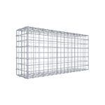 Gabione 80 cm x 40 cm x 20 cm (L x H x T), Maschenweite 5 cm x 5 cm, C-Ring