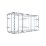 Gabione 80 cm x 40 cm x 30 cm (L x H x T), Maschenweite 10 cm x 10 cm, Spirale