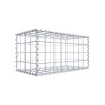 Gabione 80 cm x 40 cm x 40 cm (L x H x T), Maschenweite 10 cm x 10 cm, Spirale