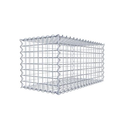 Gabione 80 cm x 40 cm x 40 cm (L x H x T), Maschenweite 5 cm x 5 cm, Spirale