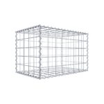 Gabione 80 cm x 50 cm x 50 cm (L x H x T), Maschenweite 10 cm x 10 cm, Spirale