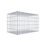Gabione 80 cm x 50 cm x 50 cm (L x H x T), Maschenweite 5 cm x 10 cm, C-Ring