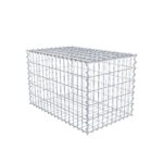 Gabione 80 cm x 50 cm x 50 cm (L x H x T), Maschenweite 5 cm x 10 cm, Spirale