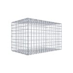 Gabione 80 cm x 50 cm x 50 cm (L x H x T), Maschenweite 5 cm x 5 cm, C-Ring