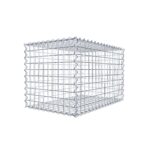 Gabione 80 cm x 50 cm x 50 cm (L x H x T), Maschenweite 5 cm x 5 cm, Spirale