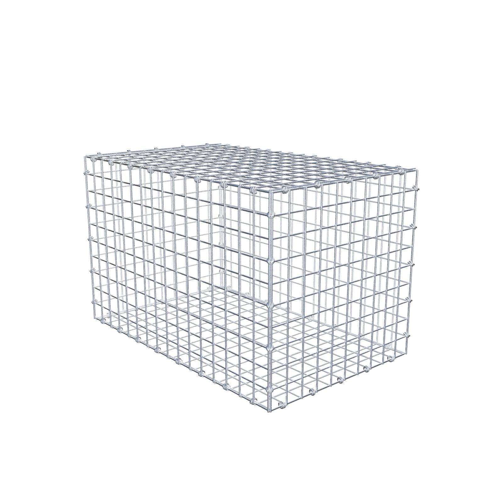 Gabione 80 cm x 50 cm x 50 cm (L x H x T), Maschenweite 5 x 5 cm, Spiralring