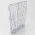 Gabione feuerverzinkt 102 cm x 152 cm x 22 cm, Maschenweite 5 cm x 5 cm, fertig geschweißt