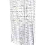 Gabione feuerverzinkt 117 cm x 200 cm x 22 cm, Maschenweite 5 cm x 10 cm, fertig geschweißt