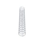 Gabionensäule Durchmesser 22 cm, MW 5 x 10 cm rund