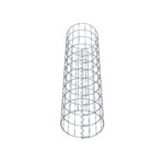 Gabionensäule Durchmesser 27 cm, MW 5 x 10 cm rund