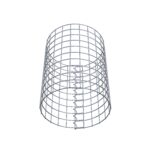 Gabionensäule Durchmesser 37 cm MW 5 x 5 cm rund