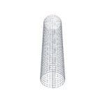 Gabionensäule Durchmesser 42 cm MW 5 x 5 cm rund