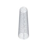 Gabionensäule Durchmesser 42 cm MW 5 x 5 cm rund