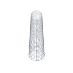 Gabionensäule Durchmesser 42 cm MW 5 x 5 cm rund