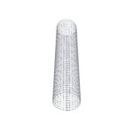 Gabionensäule Durchmesser 42 cm MW 5 x 5 cm rund