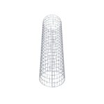 Gabionensäule Durchmesser 47 cm, MW 5 x 10 cm rund