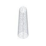 Gabionensäule Durchmesser 47 cm, MW 5 x 10 cm rund
