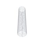 Gabionensäule Durchmesser 47 cm, MW 5 x 10 cm rund